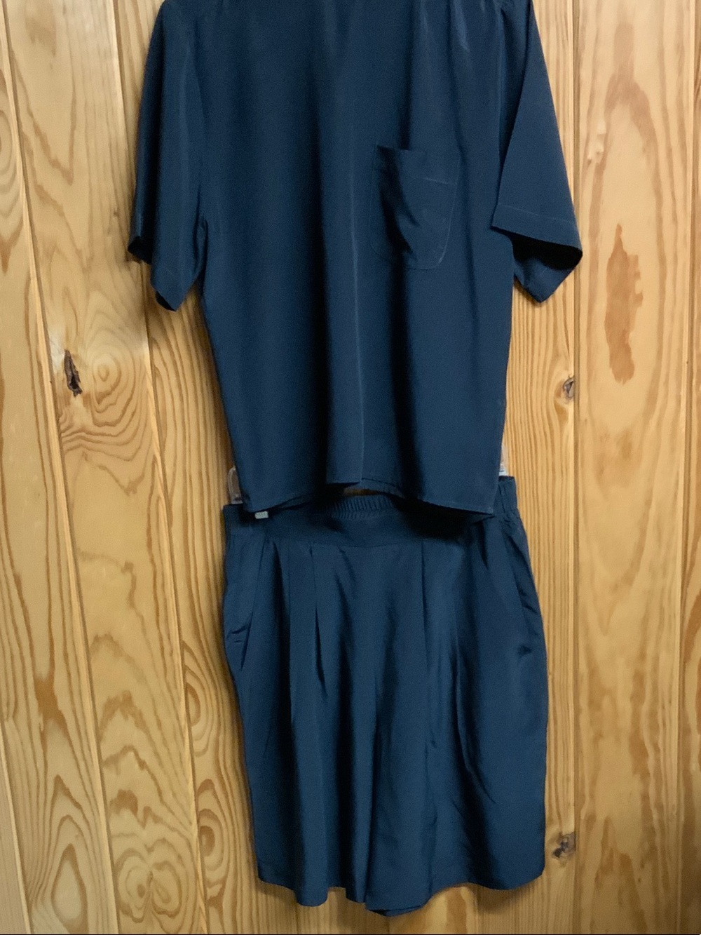 Women's Navy Athletic Skort and Top Set